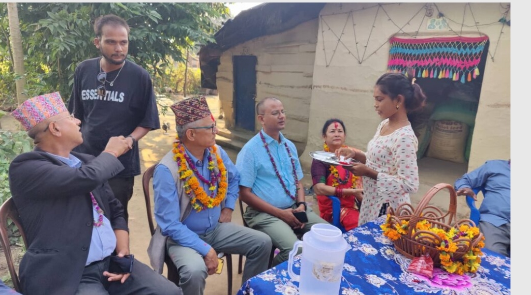 प्रतिनिधिसभा उम्मेदवार बलायरले मुक्तकमैया, दलित बस्तीमा मनाए भाइटिका