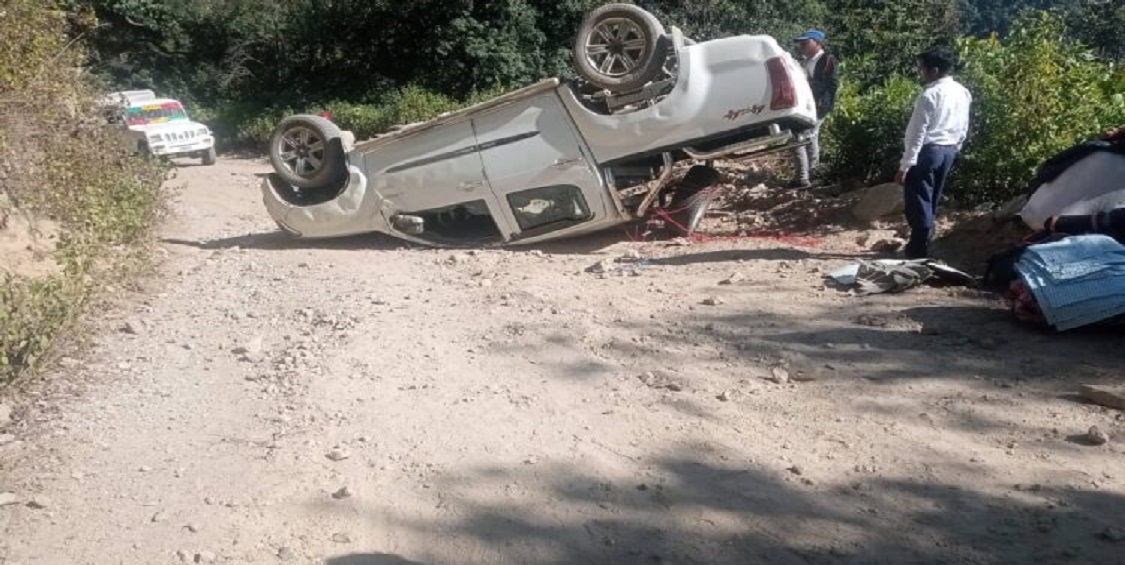 डोटीमा निर्वाचन सामाग्री बोकेको जीप दुर्घटना, मतदान अधिकृत घाइते