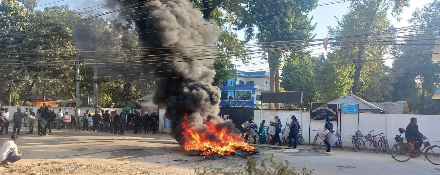 बालिकाको मृत्युपछि धनगढी दिनभर तनावग्रस्त