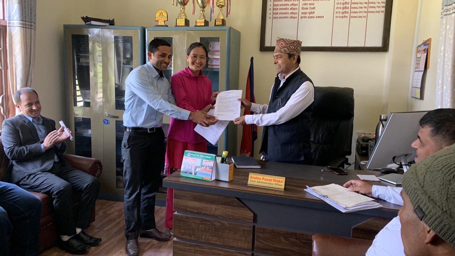 रघुगंगामा विद्यालयका कर्मचारीले पाउने सेवासुविधा कार्यान्वयन गर्न माग