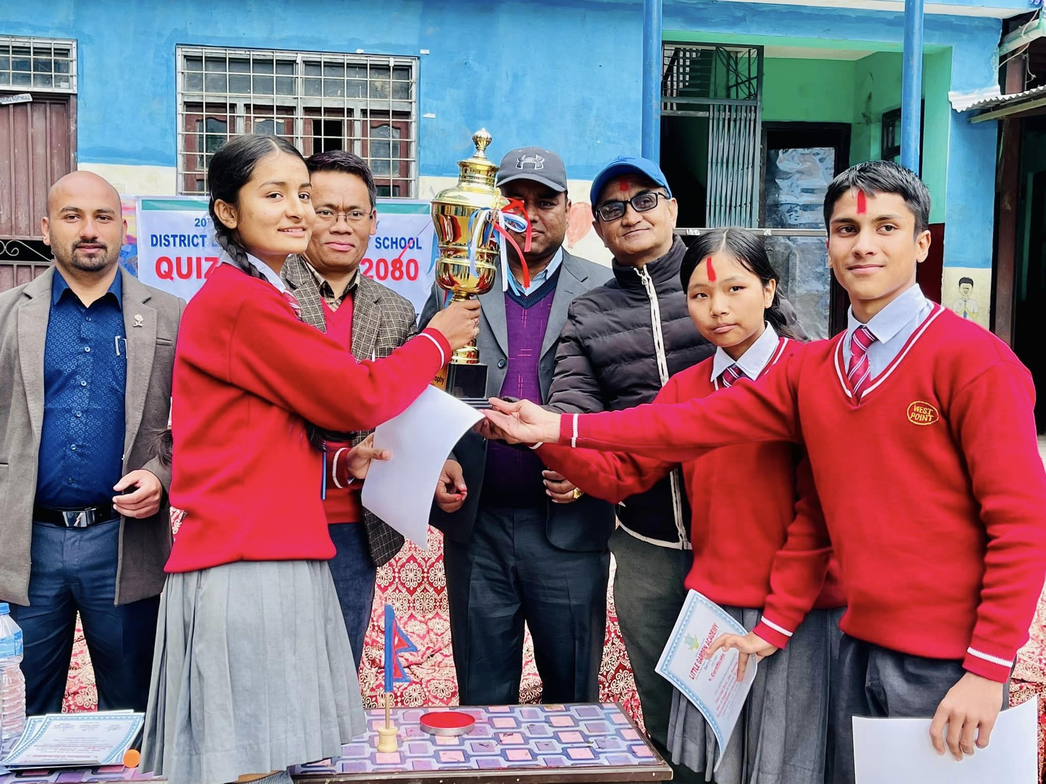 अन्तरमावि हाजिरी जवाफ प्रतियोगितामा वेष्ट पोइन्ट प्रथम