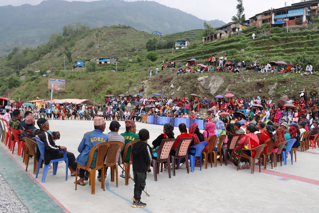 चालीस लाख लागतमा म्याग्दीको दग्नाममा खेलमैदान निर्माण