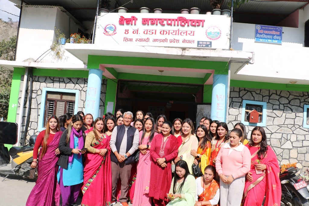 सिङ्गाका महिलाहरुले लिए सौन्दर्यकलाको ४५ दिने डिप्लोमा तालिम