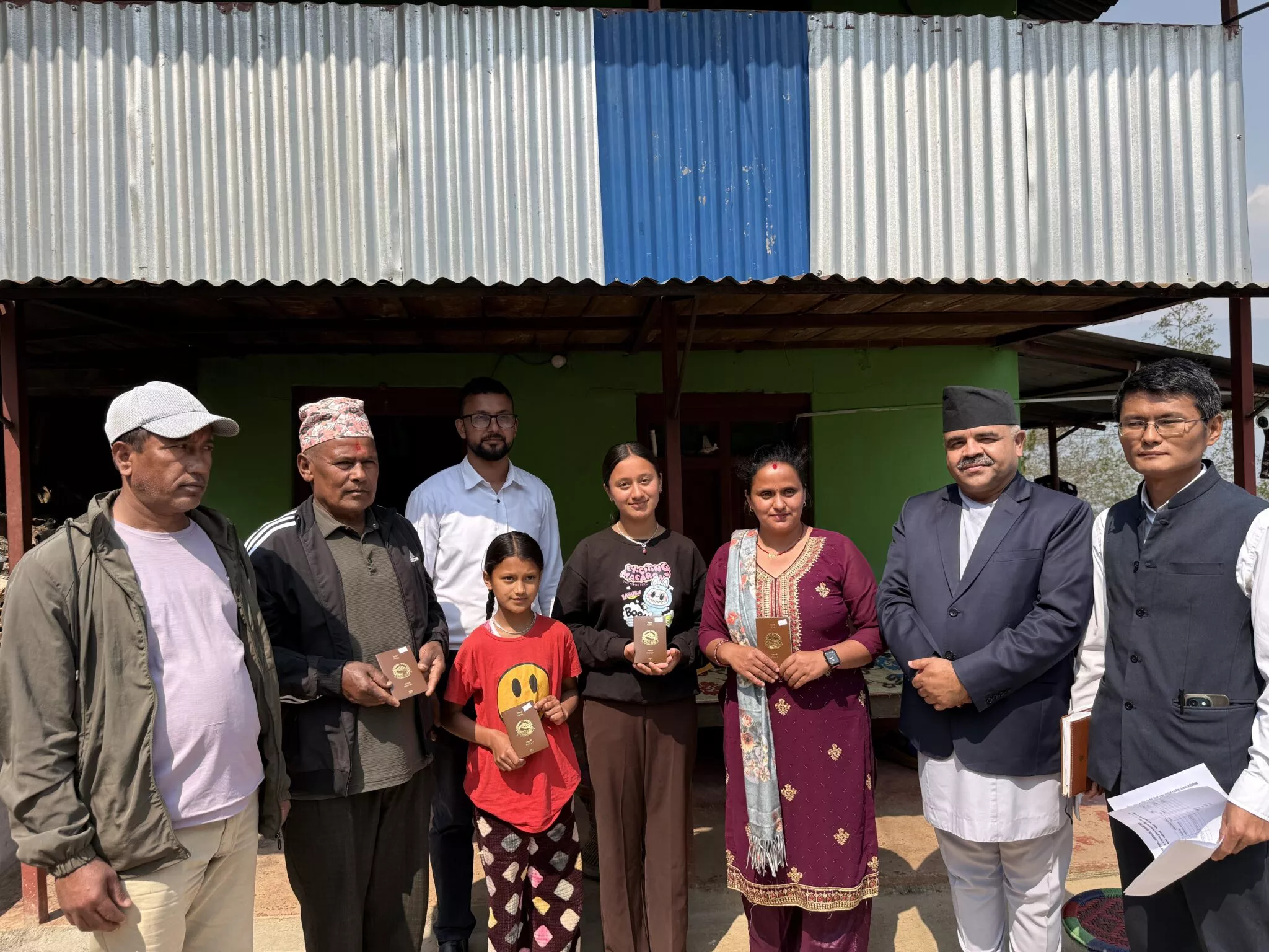 म्याग्दीमा सुरु भयो घरदैलोमै राहदानी वितरण