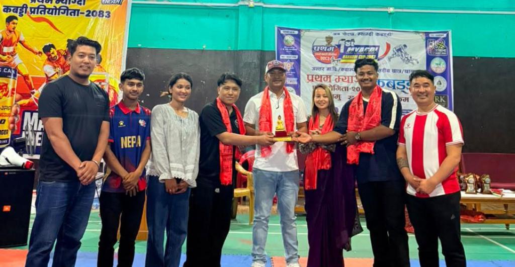प्रथम म्याग्दी कबड्डी प्रतियोगिताको उपाधि न्यू वेष्ट प्वाइन्ट र प्रकाश माविलाई