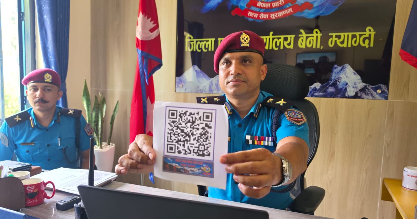 अन्नपूर्ण हिमालबारे क्युआर कोडमार्फत जानकारी